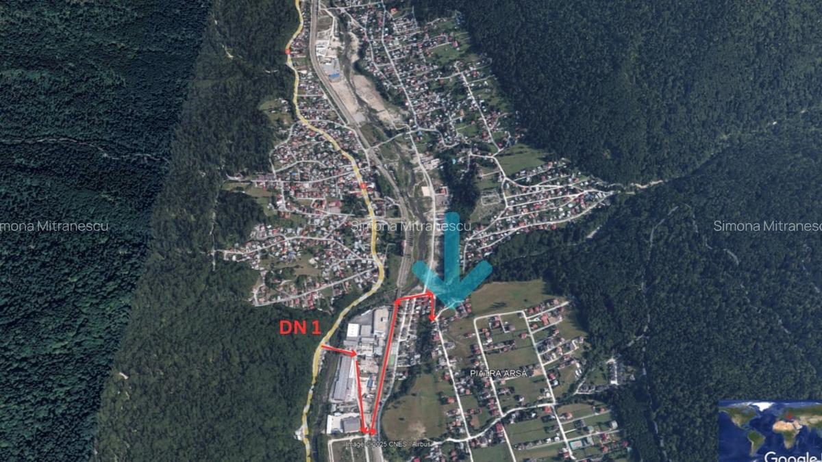 Teren intravilan Poiana Tapului. Tripla deschidere. Vedere libera superba. - 4