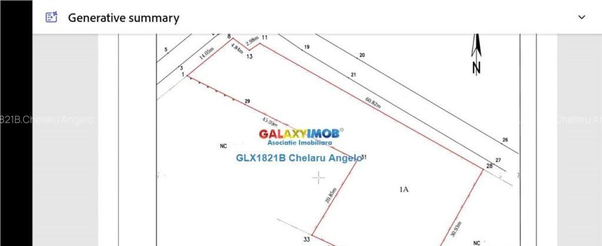 Teren generos in Snagov - 1452 m- , deschidere 60 ml - 2