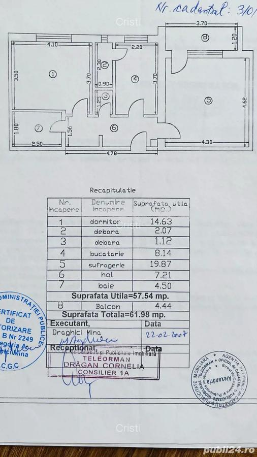 Apartament 2 camere, etaj 3 confort, lumina ?i accesibilitate! - 5