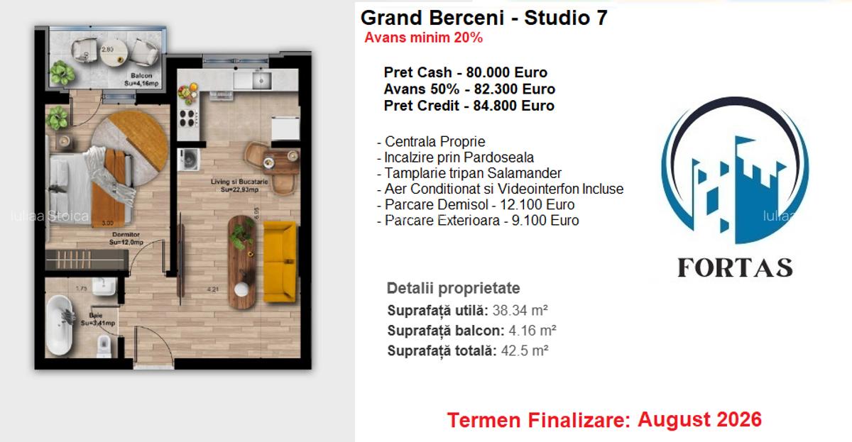 Ultima Unitate > Promo Cash > 7 Min Metrou Berceni > TVA Inclus - 3