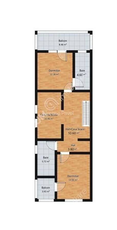 Duplex cu 4 camere în Arhitecților - Calea Cisnădiei - 8