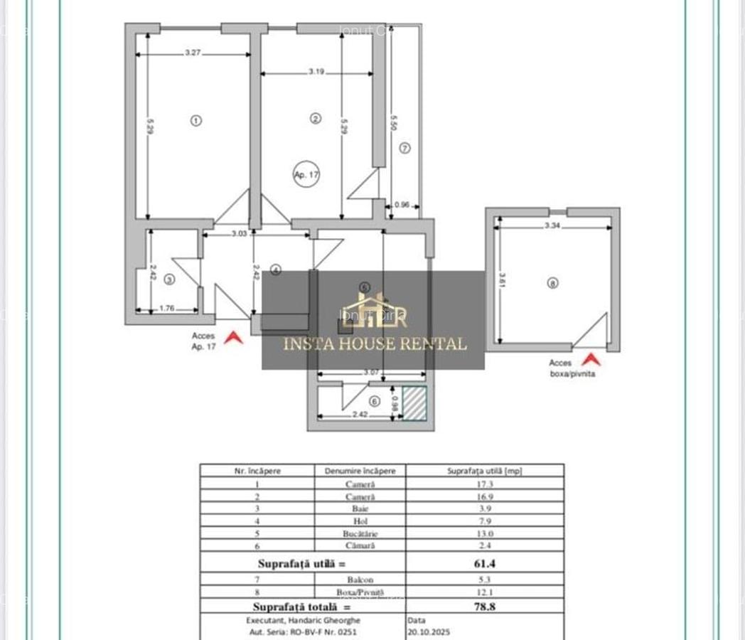 Apartament 67 mp Brasov Vechi PANORAMIC VIEW *IDEAL INVESTITIE* - 11
