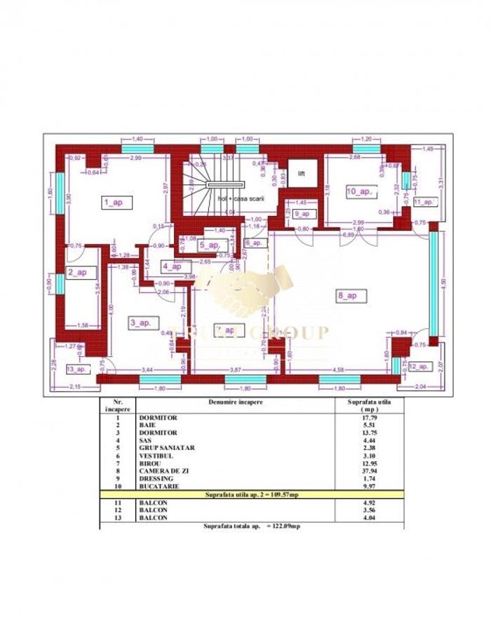 Apartament 4 camere   Primaverii - 20