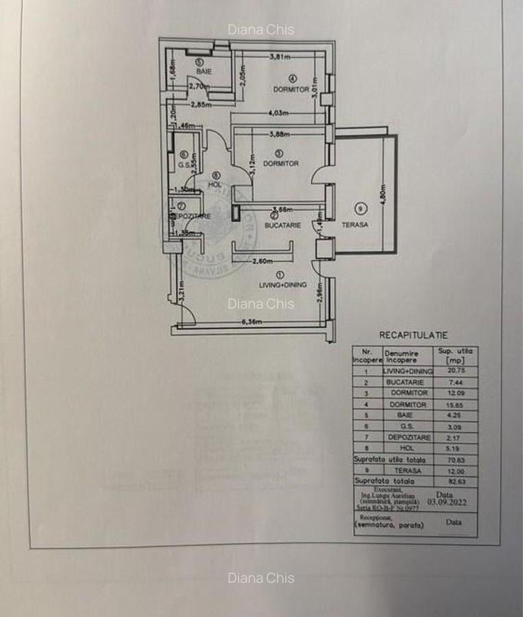 Apartament 3 camere Ambiance Residence 2, Pipera, Voluntari - 8