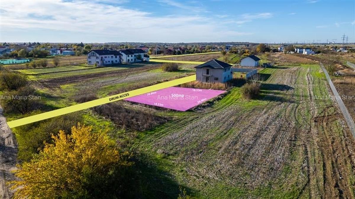 MAGURELE - DUMITRANA,TEREN INTRAVILAN 500 MP,DESCHIDERE 27 M,STB 6 MINUTE - 1