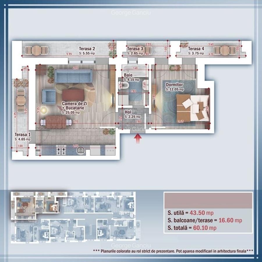 Apartament 2 camere  - Parcare Bonus - 3