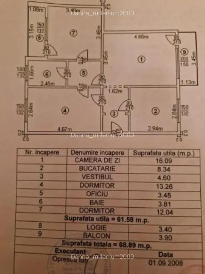 Vand apartament 3 camere Emil Racovita - 6