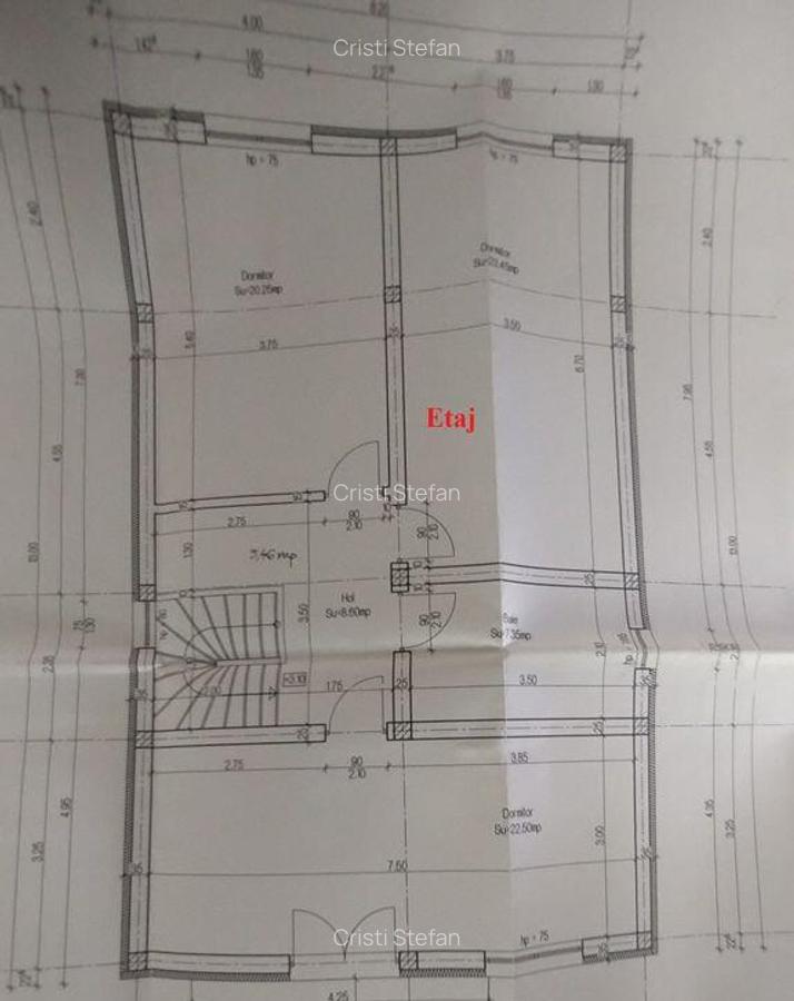 Casa placa beton intre etaje Lazu - 11