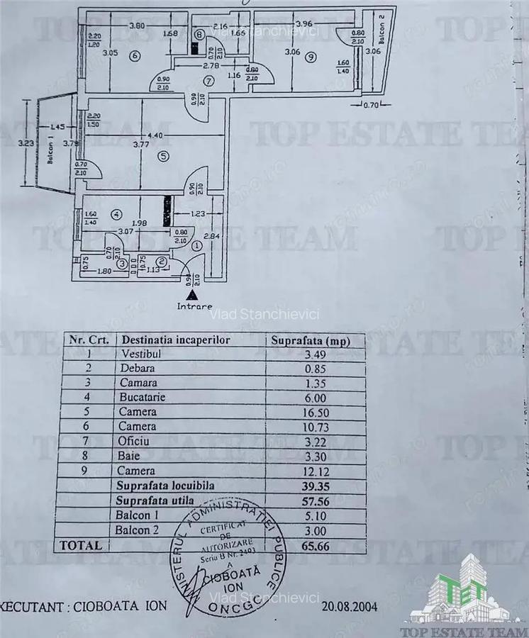 Apartament 3 camere 66mp | Langa Stadion Rapid - 12