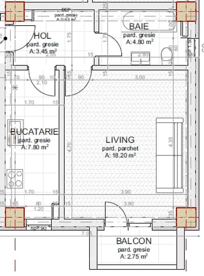 Garsonieră decomandată în Păcurari - 7