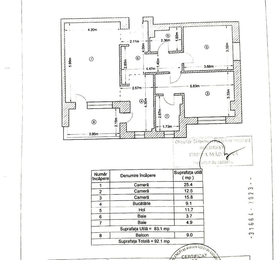 Apartament 3 Camere | Complex Premium | Mobilat & Utilat & Parcare - Casa Presei - 15