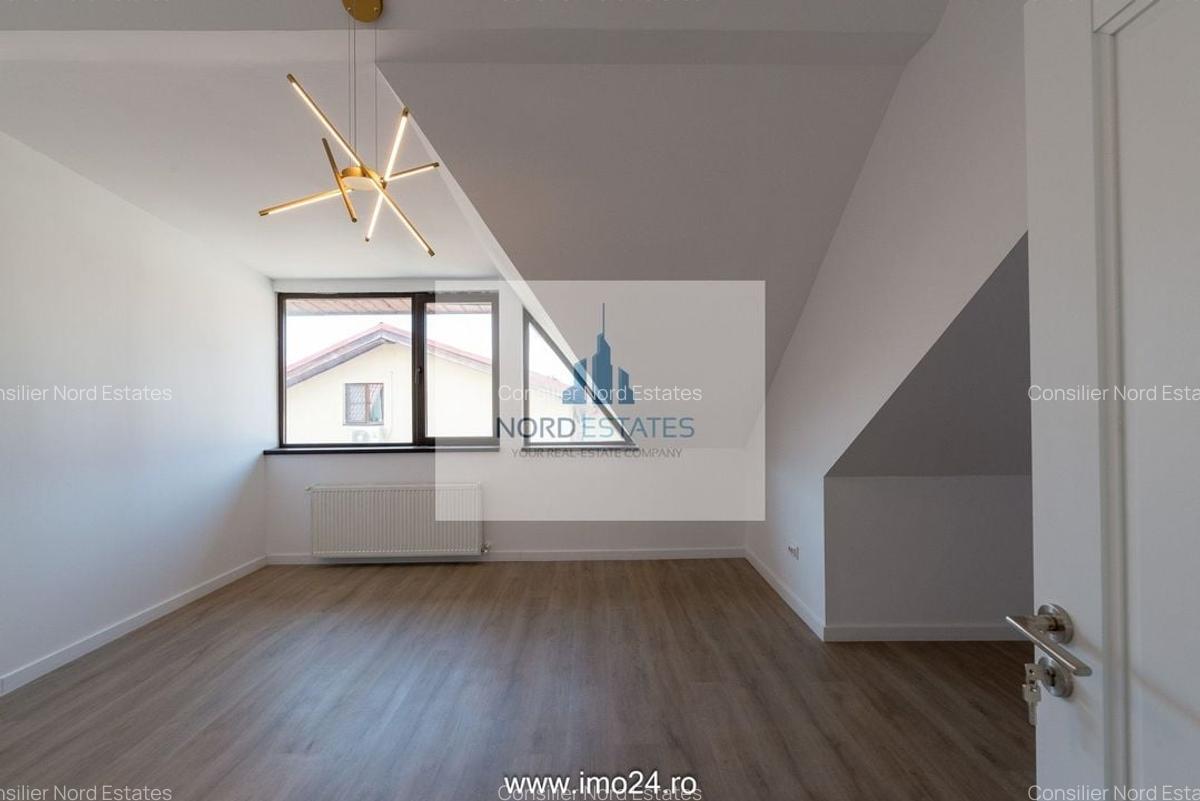 Townhouse de vanzare in Pipera, 5 camere, 3 bai, nou finisata, Nu TVA - 3
