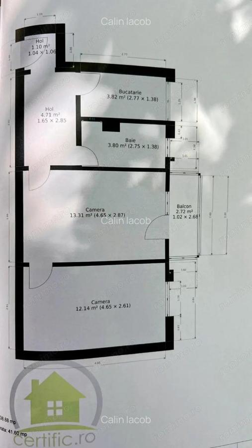 CI592 Sagului,2 camere,Et.1,centrala - 10