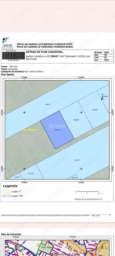 Teren Intravilan Domnesti, Ciutaci, Drum Radial 1 Vest - 2