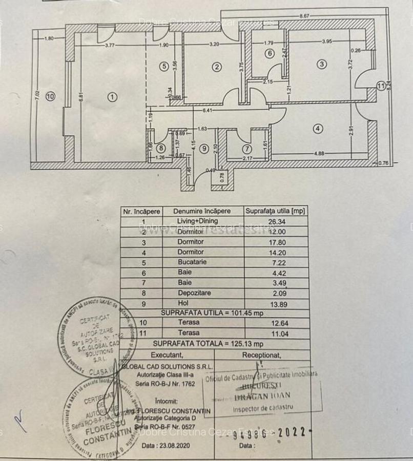 Apartament cu 4 camere decomandat în Băneasa - 21