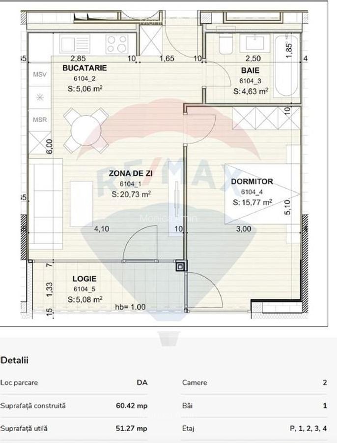 Apartament cu 2 camere în Herăstrău - 3
