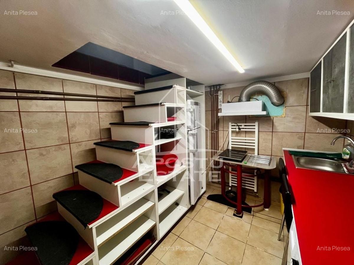 Garsoniera la parter inalt,centrala proprie,zona Aradului - 8