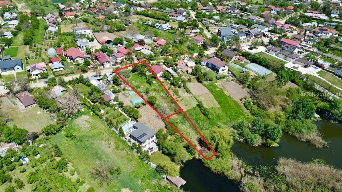 Teren intravilan Tancabesti cu deschidere la Lacul Snagov ! - 2