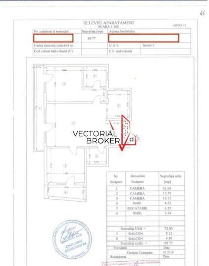3 Camere Decebal, Bloc Nou - 18