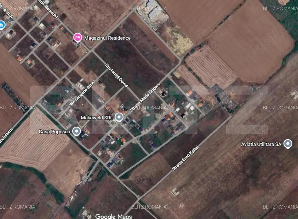 Teren intravilan de 1014 mp, P+1+M, Calea Torontalului - 2