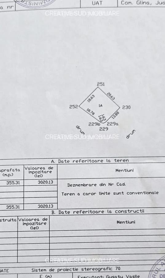 Loturi teren intravilan - 355 mp si 412 mp - Sos.Oltenitei DN 4 / Autostrada A0 - 3