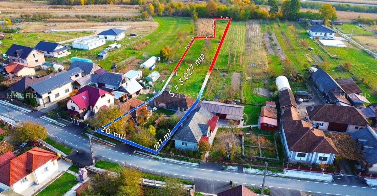 30 arii TEREN INTRAVILAN cu o GOSPODARIE veche - 1