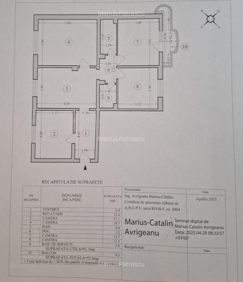APARTAMENT 4 camere,SEBASTIAN-VULCAN CENTER - 11