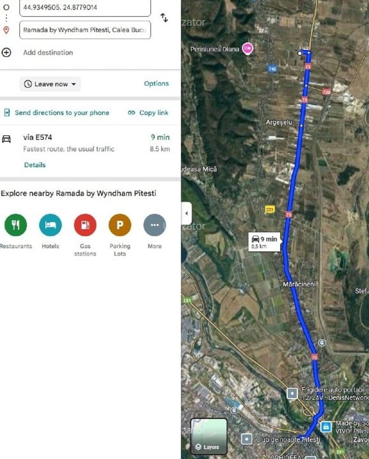 Teren intravilan langa Pitesti - Argeselu - 700 mp - 2