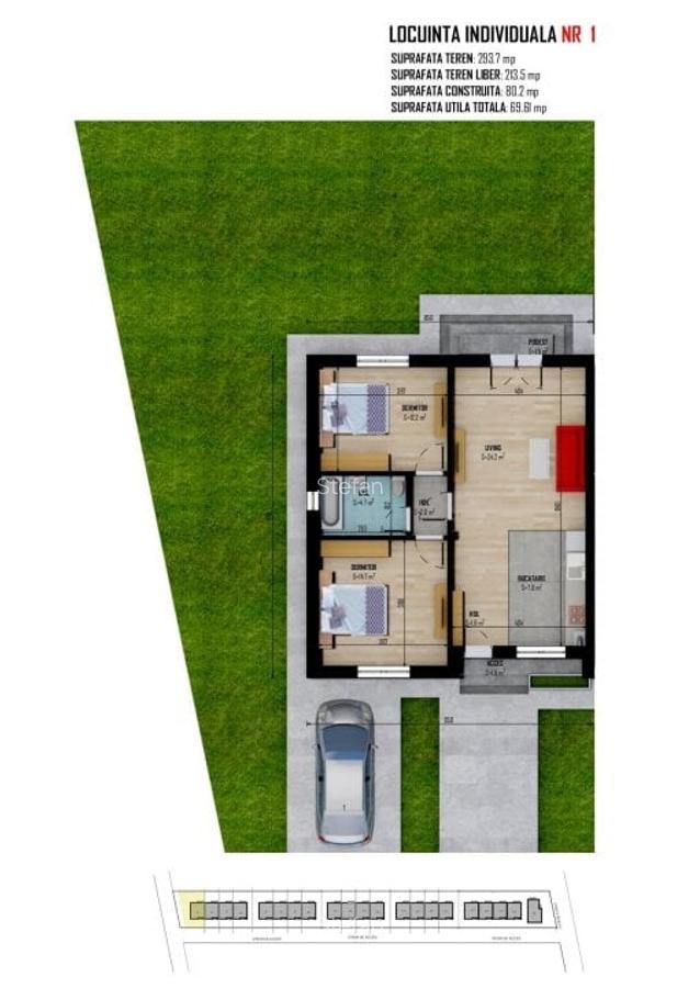 Casă cu 3 camere în Măgurele - 12