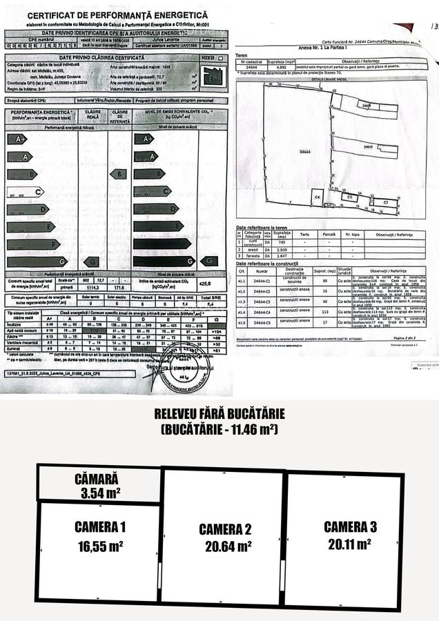 Casă cu 3 camere în Micfalău - 3