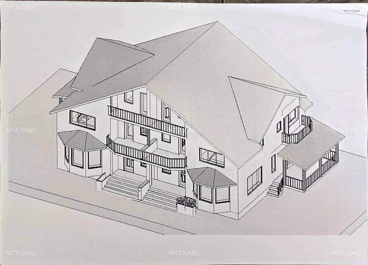 Duplex P+E+M ,suprafata teren 350mp,amprenta 102mp,construita 306mp,utilata/mob - 25