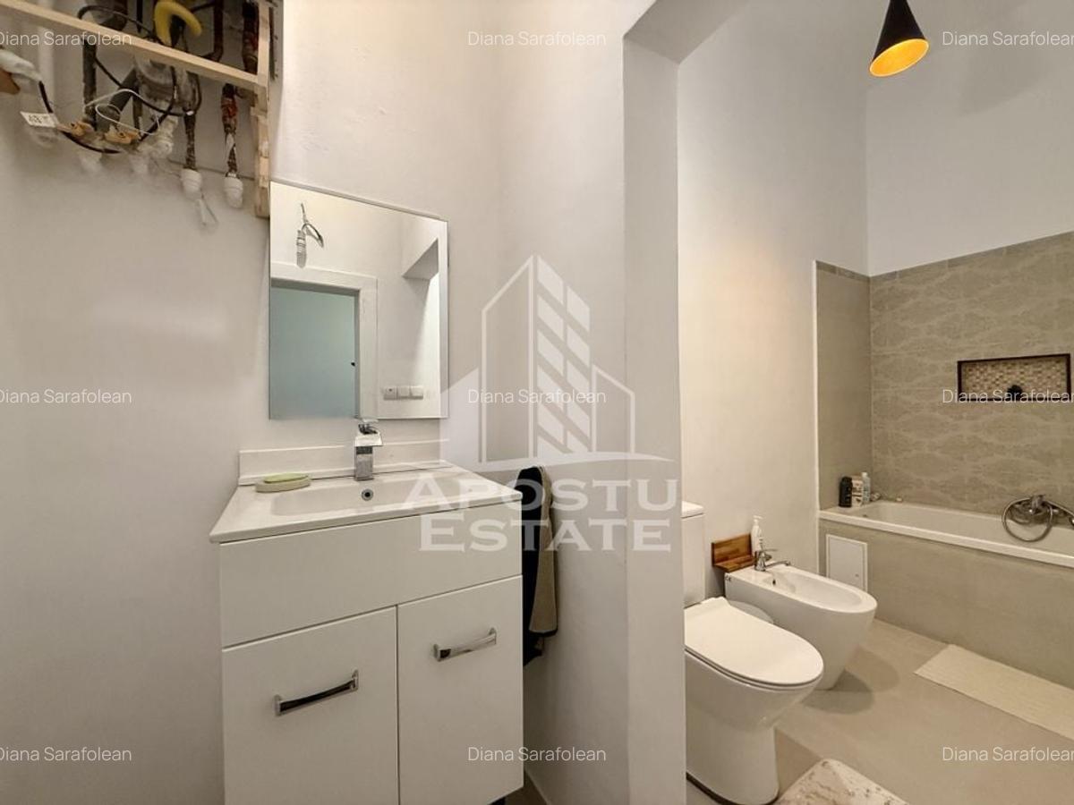 Apartament 3 camere, renovat, vedere la Bega, zona centrala - 11