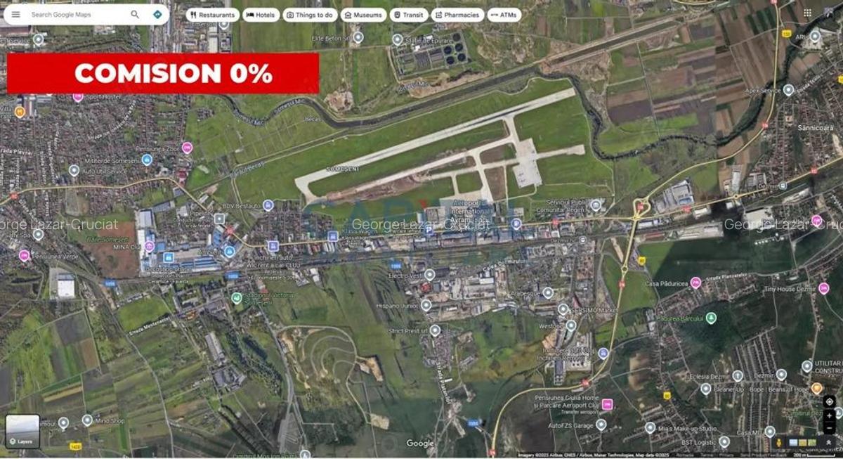 Teren industrial 7.057 mp cu construc?ii ?i front 81 ml Some?eni - 1