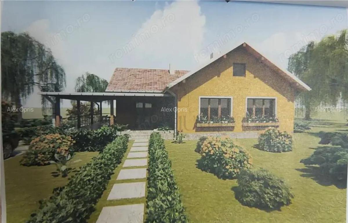 Casa la rosu - proiect deosebit- teren in concesiune - 1