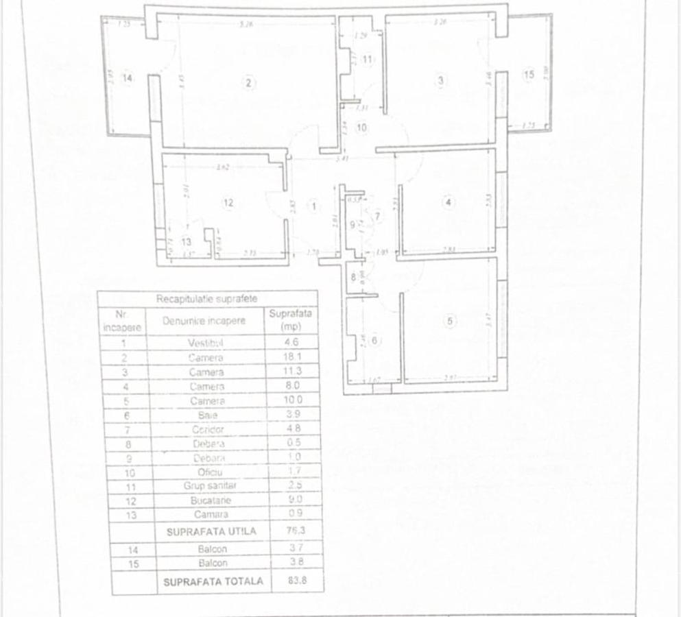 Apartament de vanzare, 4 camere, 83 mp, decomandat, etaj 1, Rahova - Șos. Salaj - 1 Apartament de vanzare, 4 camere, 83 mp, decomandat, etaj 1, Rahova - Șos. Salaj - 1