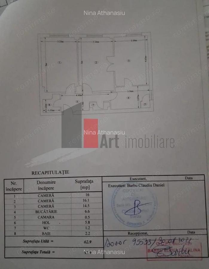 APARTAMENT 3 CAMERE -PIATA ROMANA - 6