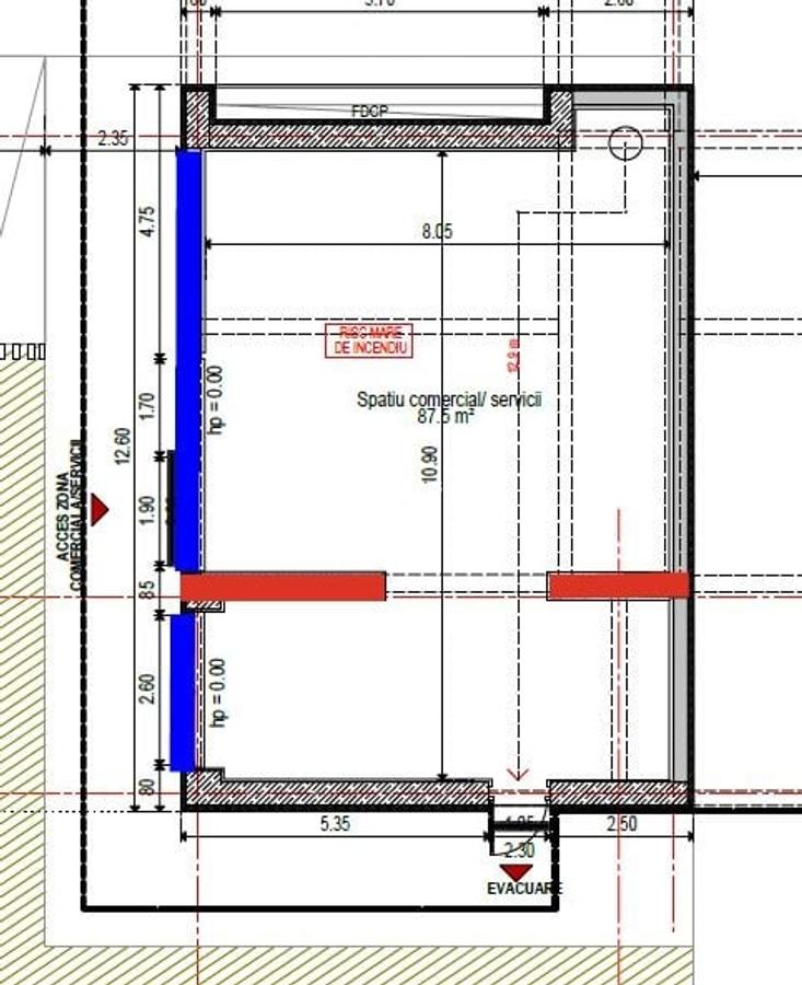 Spatiu Comercial | Vulcan Residence | Parter | Complex | 90 mp - 3