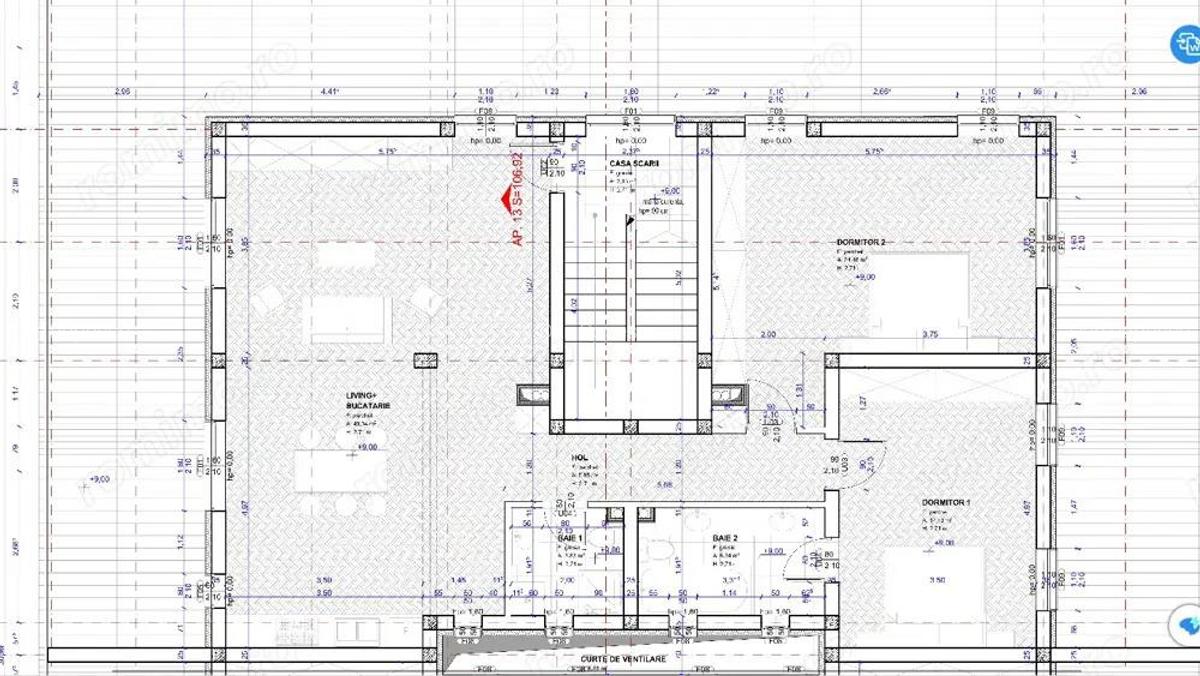 Torontalului - Penthouse - Su:107mp - Terasa 180mp - Locuri de parcare - 5