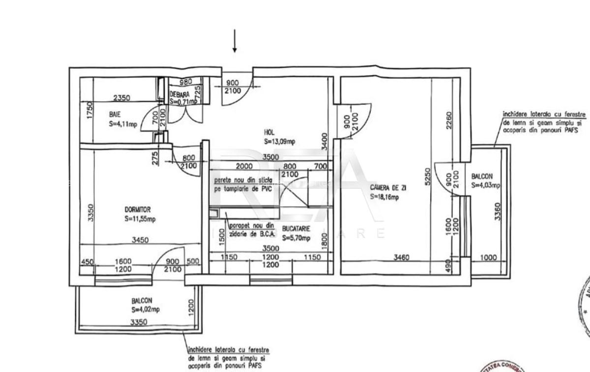 2 camere 4/4, 61mp, 2 balcoane, Gorjului. - 7