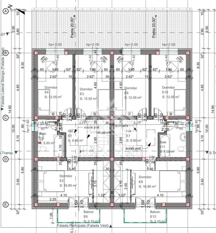 Casa 4 camere, 2 bai, curte si terasa Sibiu Calea Cisnadiei - 4