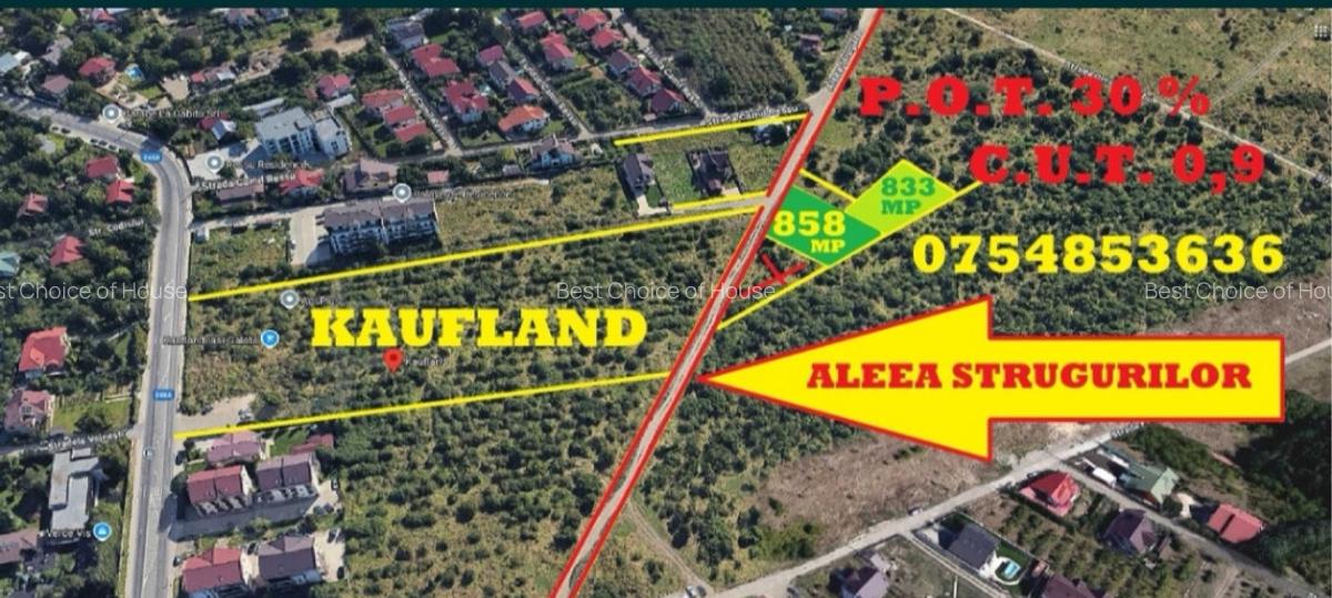 Galata,exact in spate la KAUFLAND din ?oseaua Ia?i Voine?ti,teren 858m - 1