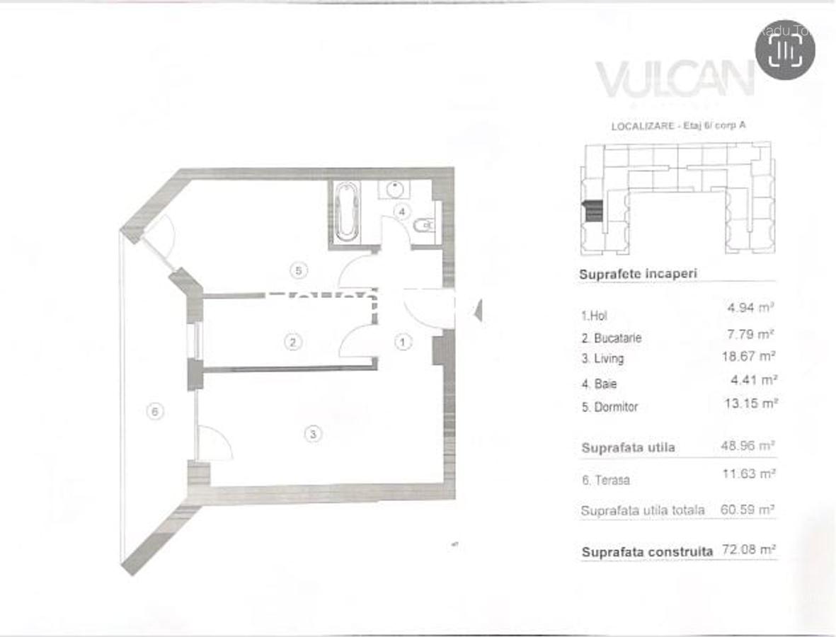 Vanzare Apartament 2 Camere 13 Septembrie  Vulcan Residence - 12