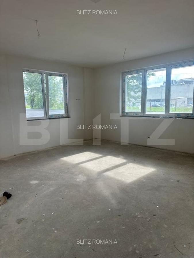 Apartament 3 camere, 58 mp, semifinisat, parter, bloc nou 2025, zona VIVO - 3