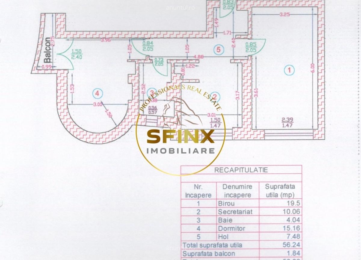 Aleea Alexandru / Kiseleff apartament de vanzare 2 camere 58 mp et 2 - 9