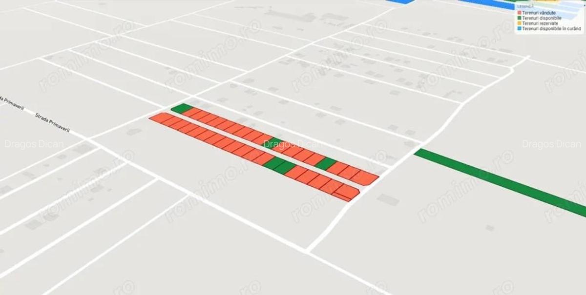 Teren Intravilan Primaverii - Comuna Berceni | curent si gaz | #EG13E - 2