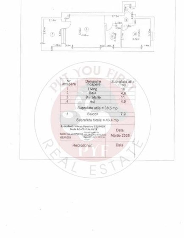 Parcul Sebastian | Garsoniera | decomandat | 46 mp | B11252 - 7 Parcul Sebastian | Garsoniera | decomandat | 46 mp | B11252 - 7