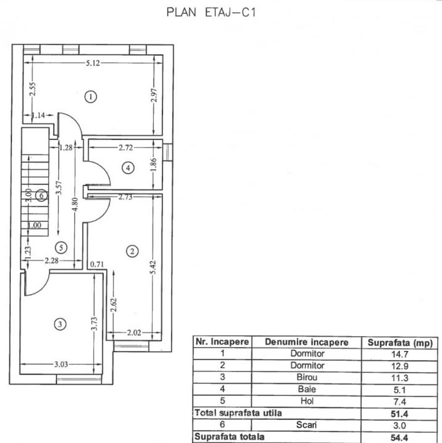 Duplex 4 camere 90mp | 0 comision | Mobilat Utilat | Tunari - 9