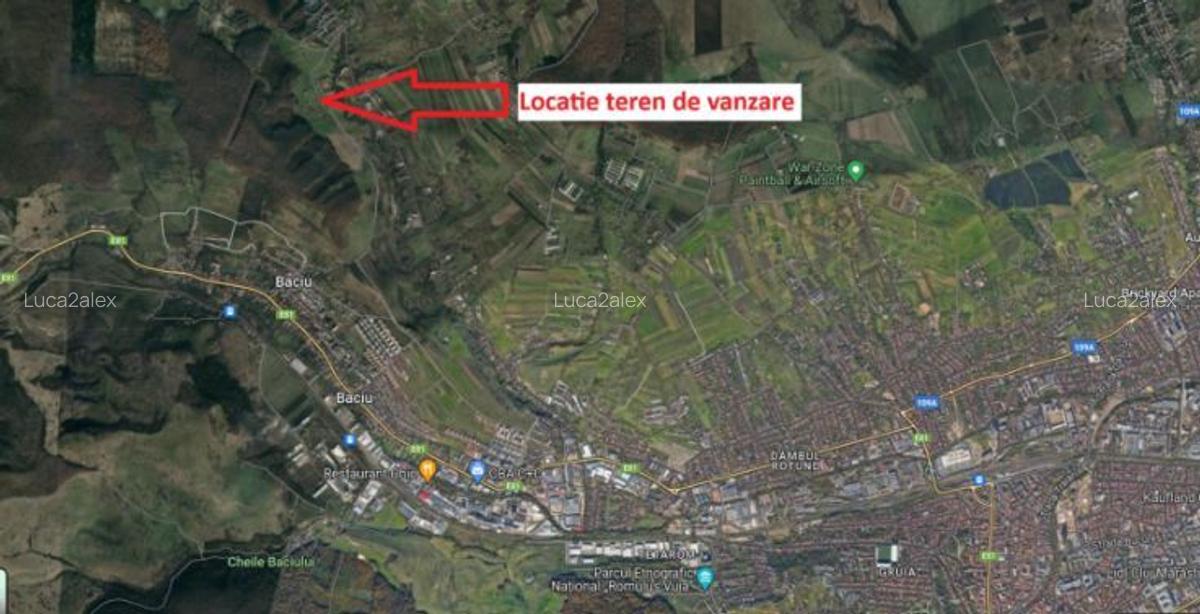 Teren 3100 de vanzare Valea Seaca / Popesti / Baciu - 3