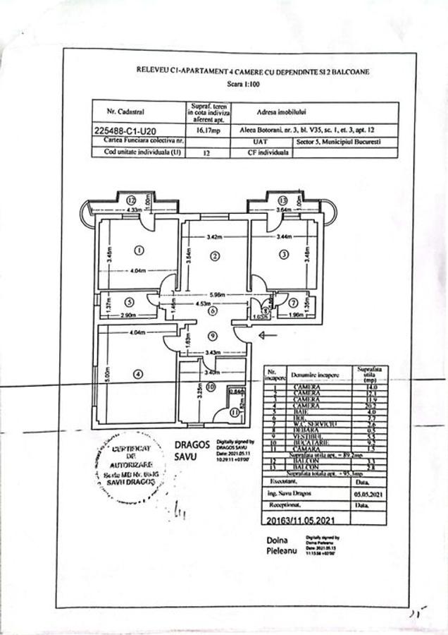 Apartament de vanzare 4 camere  13 Septembrie Prosper Plaza - 19