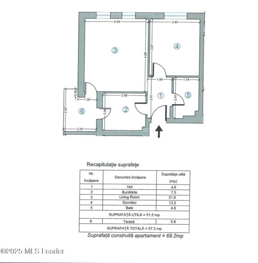 Apartament 2 camere | 57,3 mp | H Pipera Lake - 16
